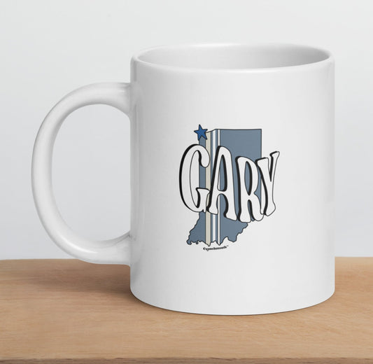 gary indiana large 20 ounce coffee mug