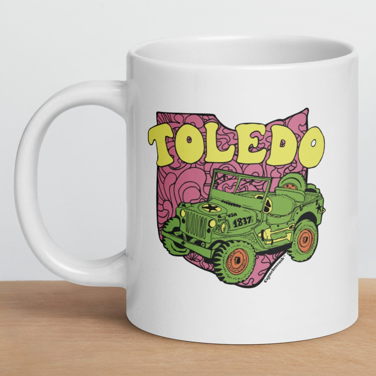 toledo oh jeep willys 20 ounce coffee mug