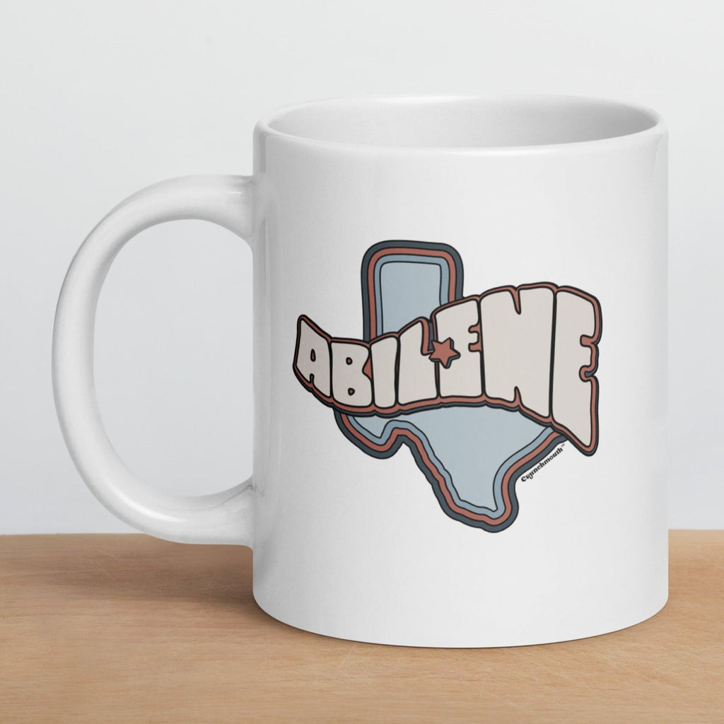 abilene texas 70's road trip coffee mug