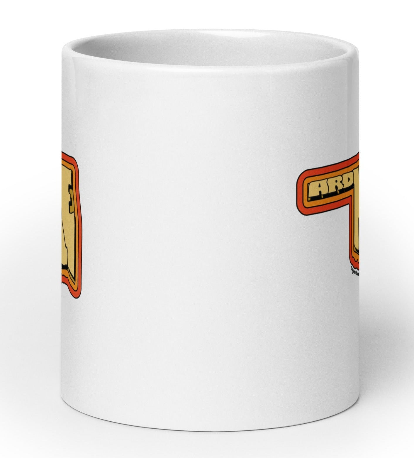 admore oklahoma coffee mug, angle 3