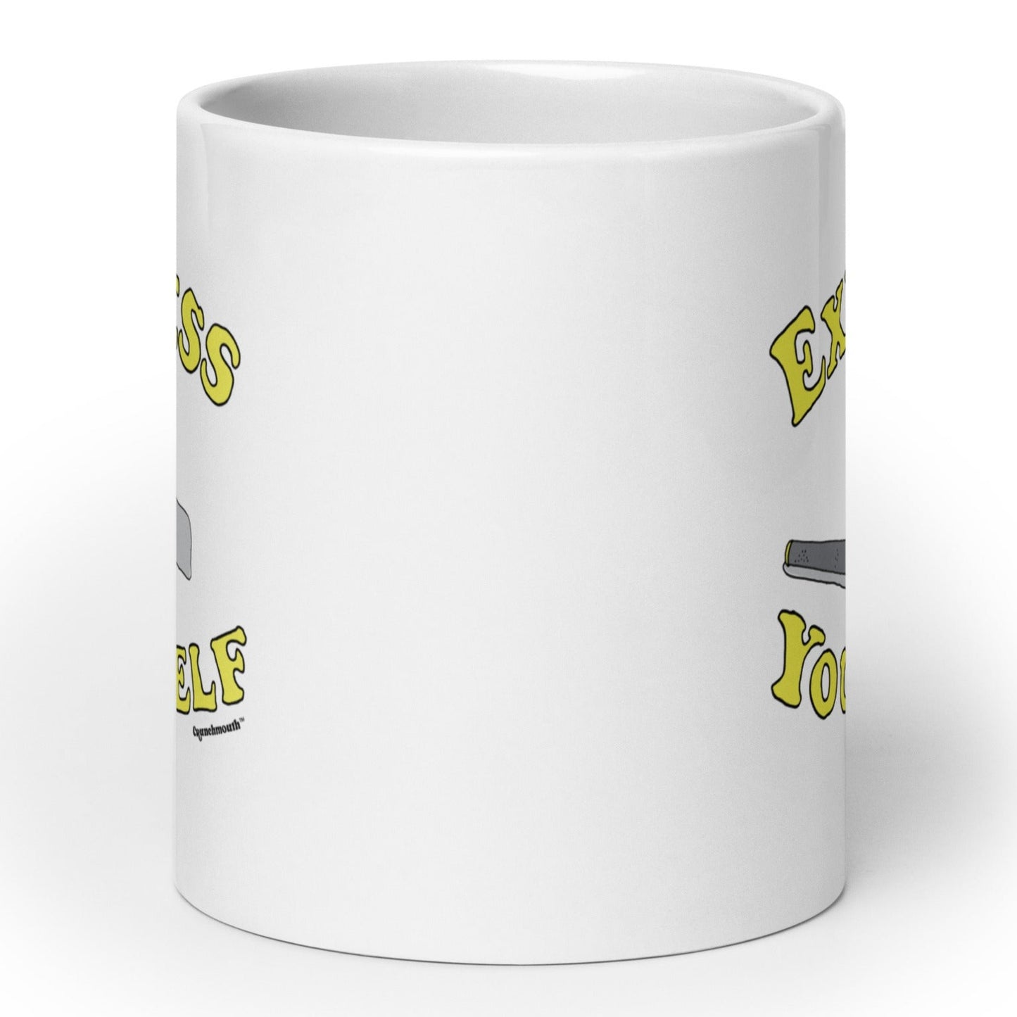 express yourself fountain pen inkwell coffee mug, angle 3