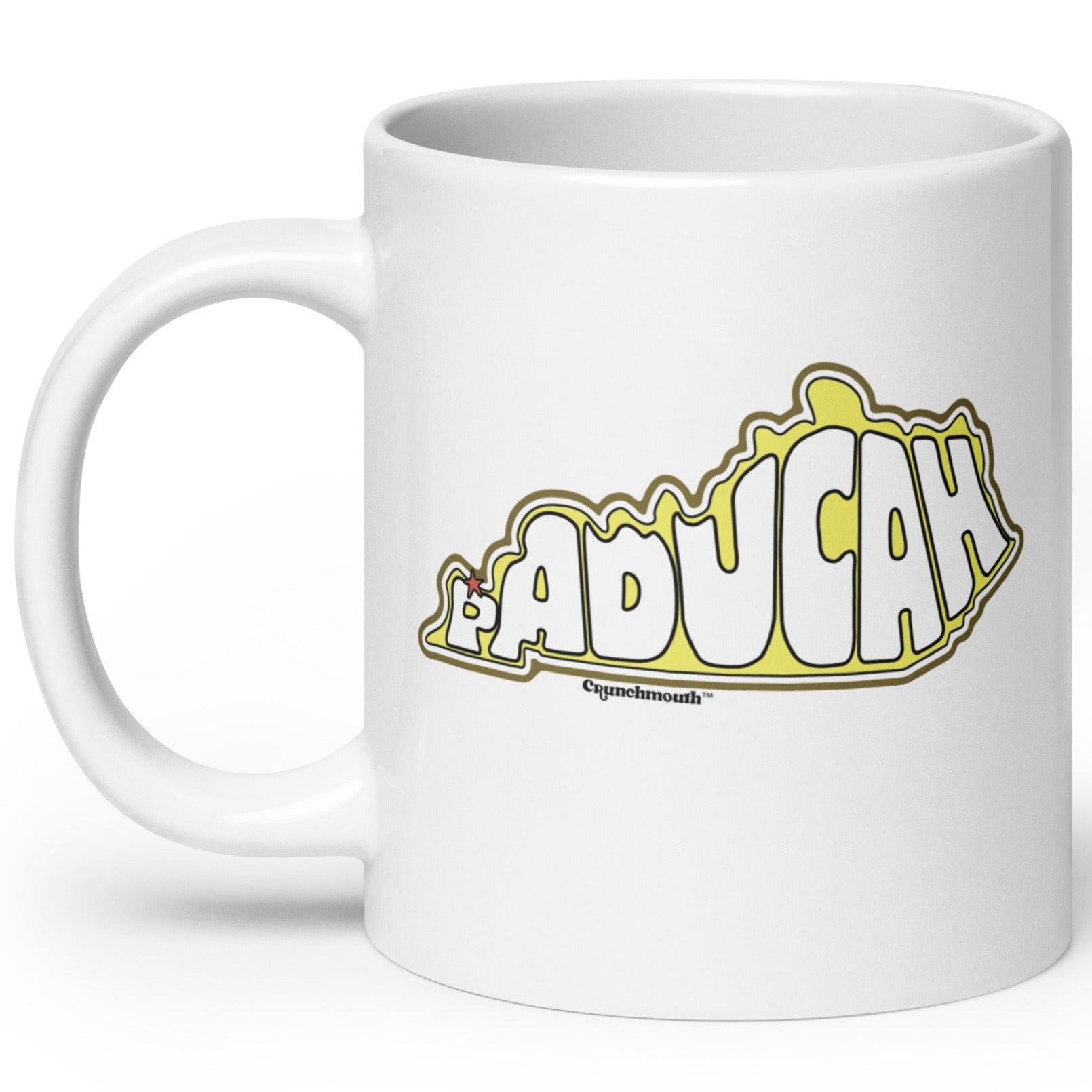 paducah ky coffee mug, angle 2