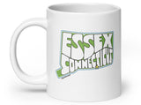 essex connecticut 20 ounce coffee mug, handle on left