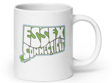 essex connecticut 20 ounce coffee mug, handle on right